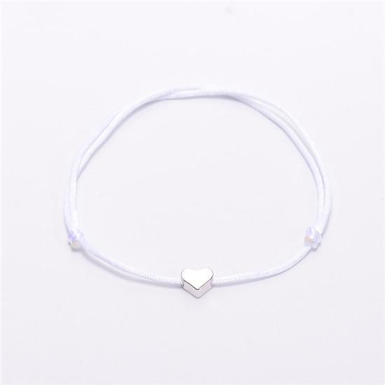 Heart Couple Charm Bracelet