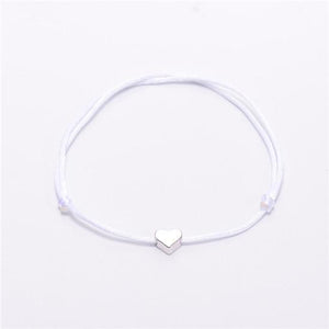 Heart Couple Charm Bracelet