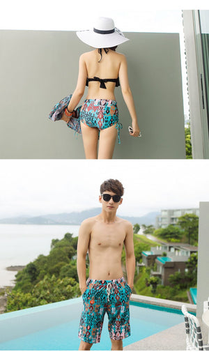 California Sunset Couples Swimwear