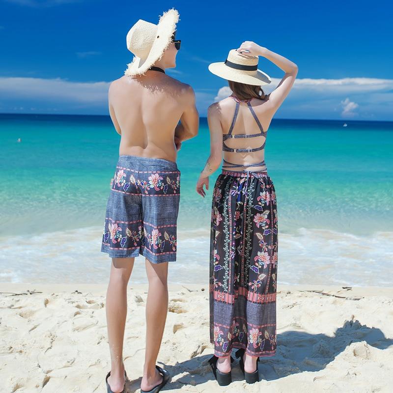 Boho Couples Swimwear Set
