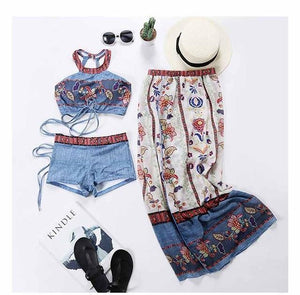 Boho Couples Swimwear Set