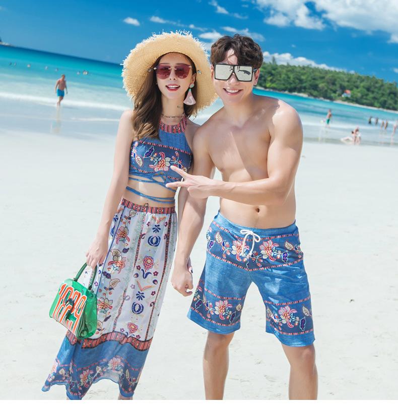 Boho Couples Swimwear Set