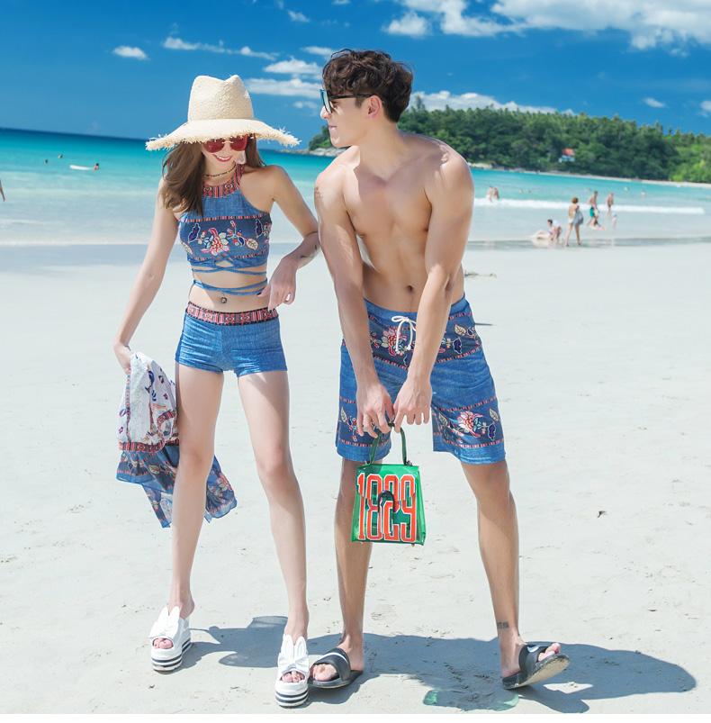 Boho Couples Swimwear Set