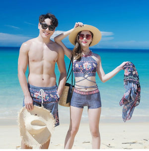 Boho Couples Swimwear Set