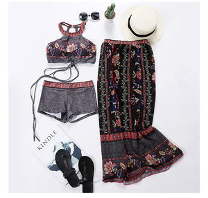 Boho Couples Swimwear Set