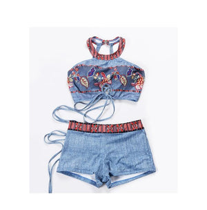 Boho Couples Swimwear Set