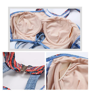 Boho Couples Swimwear Set