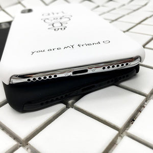 Lovely Boy and Girl Cartoon Couples Phone Case