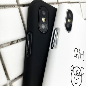 Lovely Boy and Girl Cartoon Couples Phone Case