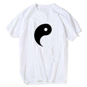 Black and White Yin Yang Couple Shirts