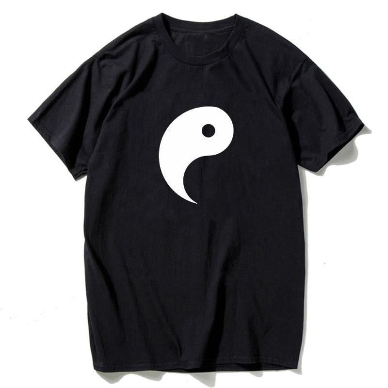Black and White Yin Yang Couple Shirts