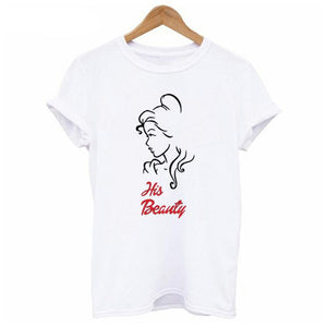 His Beauty His Beast Couple Shirts
