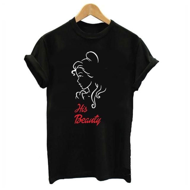 His Beauty His Beast Couple Shirts