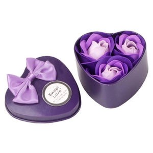 3pcs Heart Scented Rose Soap