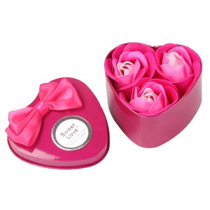 3pcs Heart Scented Rose Soap