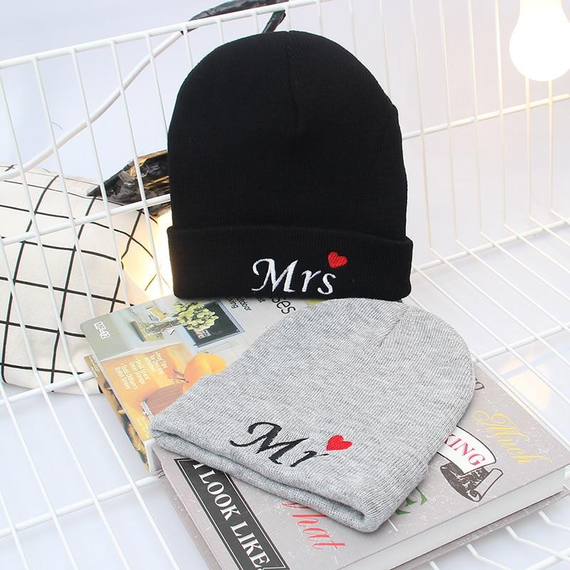 Mr. & Mrs. Knitted Couple Beanie