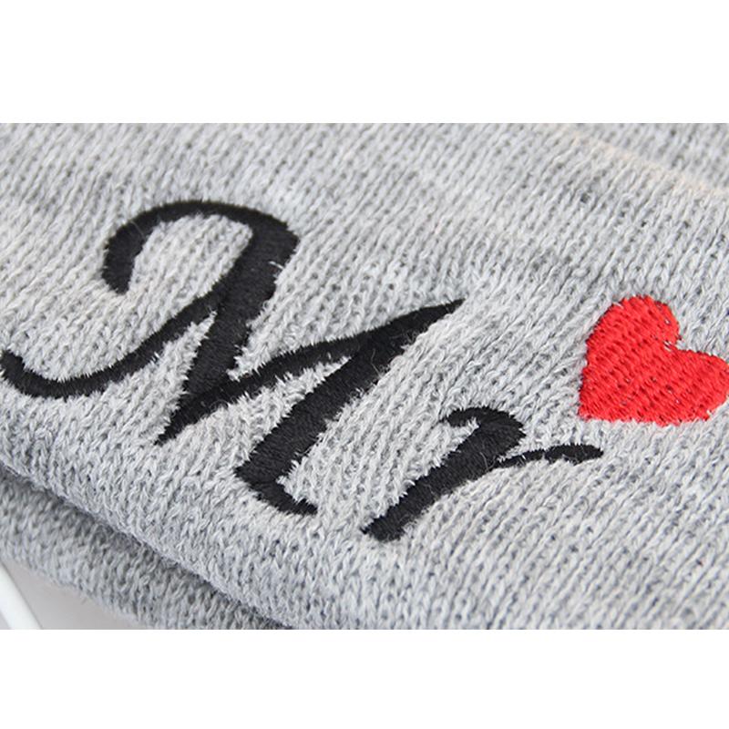 Mr. & Mrs. Knitted Couple Beanie