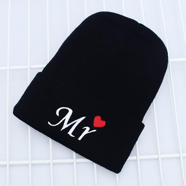 Mr. & Mrs. Knitted Couple Beanie