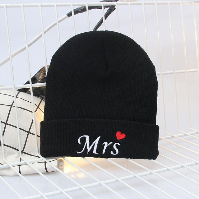 Mr. & Mrs. Knitted Couple Beanie