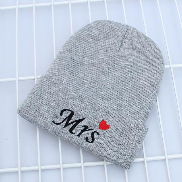 Mr. & Mrs. Knitted Couple Beanie