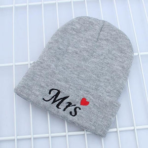Mr. & Mrs. Knitted Couple Beanie