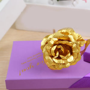 14pcs Rose Flower Soaps with Gold Rose