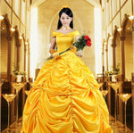 New 2016 Fantasia Women Halloween Cosplay Southern Beauty And The Beast Adult Princess Belle Costume