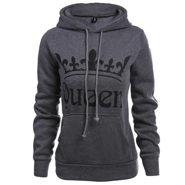 KING QUEEN Crown Couple Sweatshirt