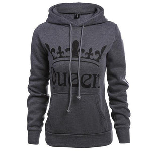 KING QUEEN Crown Couple Sweatshirt