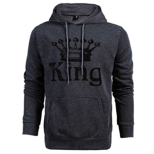 KING QUEEN Crown Couple Sweatshirt
