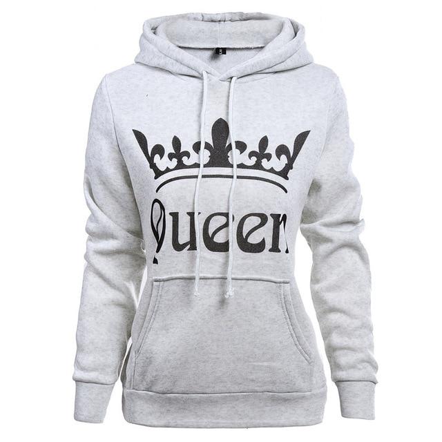 KING QUEEN Crown Couple Sweatshirt