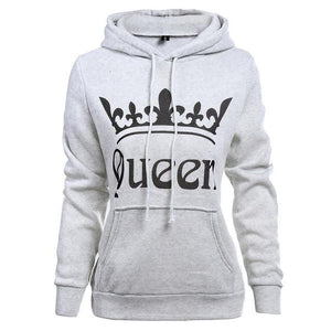 KING QUEEN Crown Couple Sweatshirt