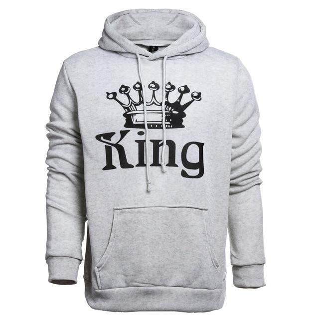 KING QUEEN Crown Couple Sweatshirt