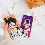 Kawaii Anime Couple Phone Case