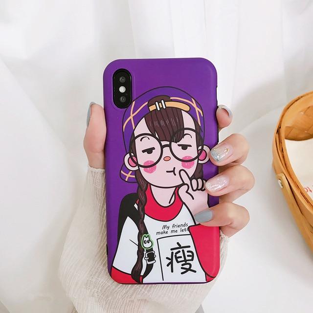Kawaii Anime Couple Phone Case
