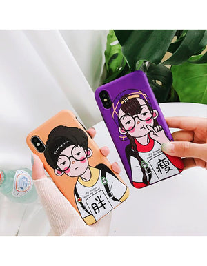 Kawaii Anime Couple Phone Case