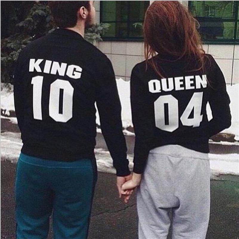 King 10 Queen 04 Couple Sweatshirt