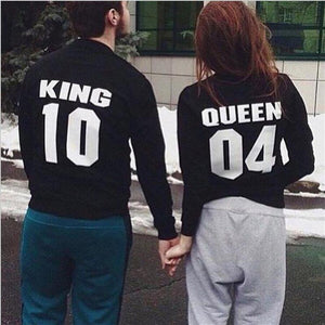 King 10 Queen 04 Couple Sweatshirt