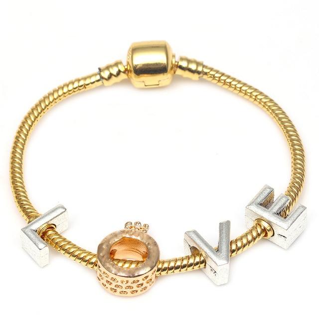 LOVE Charm Bracelet