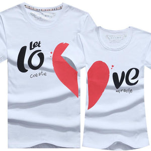 Heart Shape Love Couple Shirt