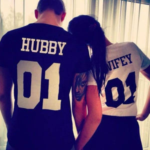 Wifey & Hubby 01 Shirts - Valentine's Day Special