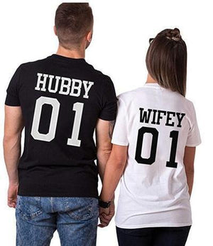 Wifey & Hubby 01 Shirts - Valentine's Day Special
