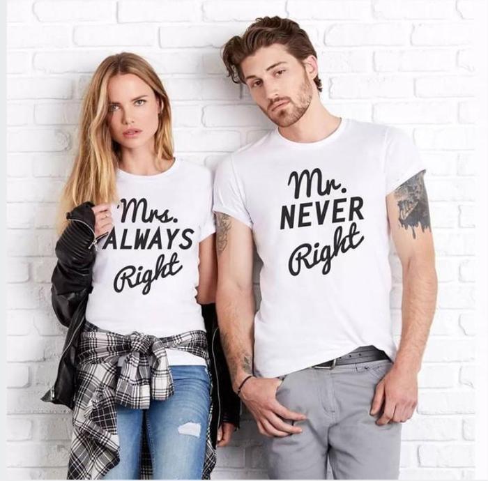 Mr & Mrs Always Right Shirts